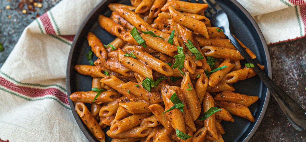 Vegan Gigi Hadid Spicy "Vodka" Pasta Recipe SideChef
