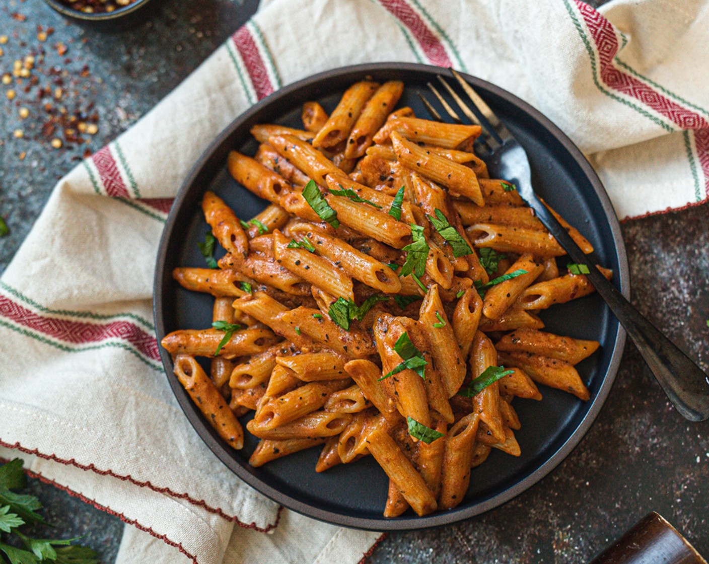 Vegan Gigi Hadid Spicy "Vodka" Pasta