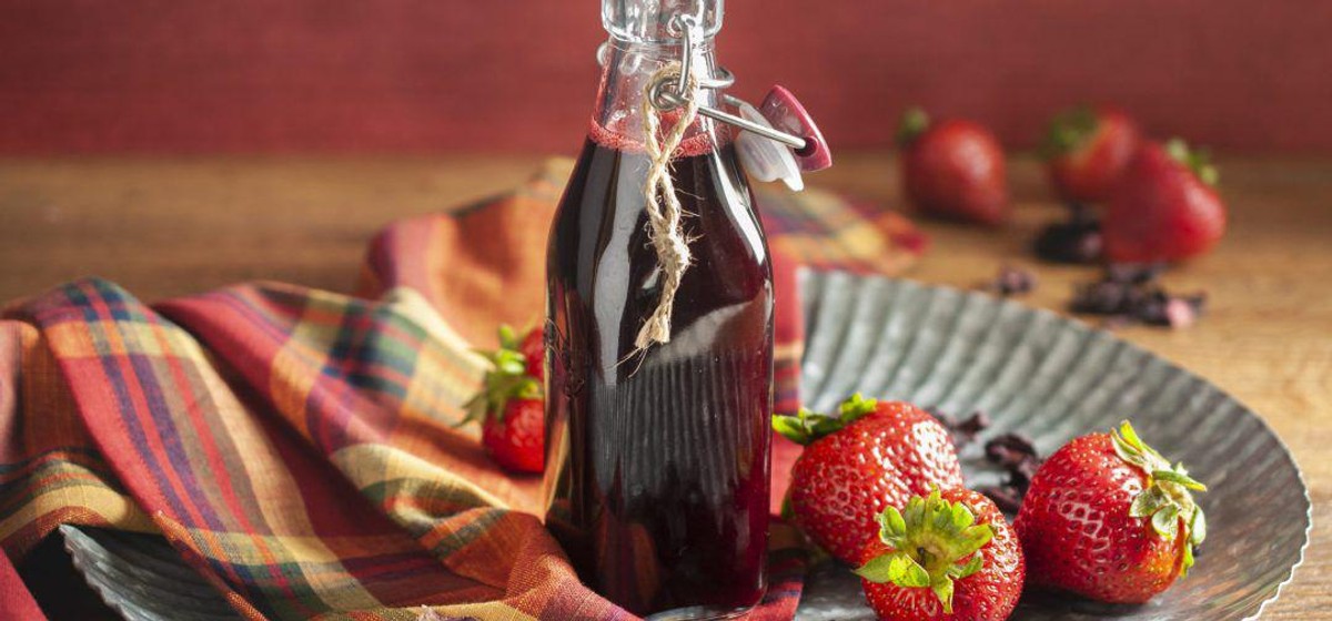 Strawberry Hibiscus Syrup Recipe | SideChef