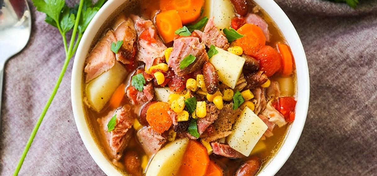 Crockpot Ham Bone Soup Recipe | SideChef