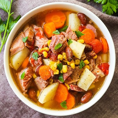 Crockpot Ham Bone Soup Recipe | SideChef
