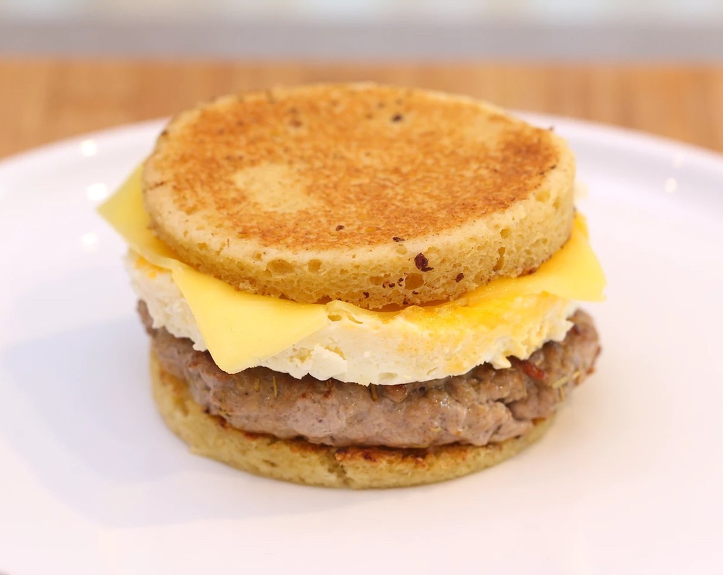 Sausage Egg and Cheese McMuffin - Carmy - Easy Healthy-ish Recipes