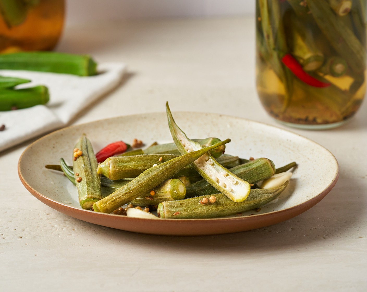 step 5 Store the pickles in the fridge for at least three days, but it’s best for a week before opening for the best flavor. Serve on the side of your main dish.