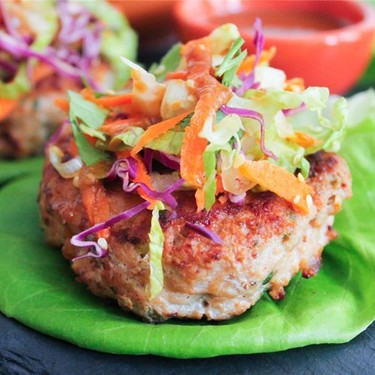 Chinese Chicken Salad Burgers Recipe | SideChef