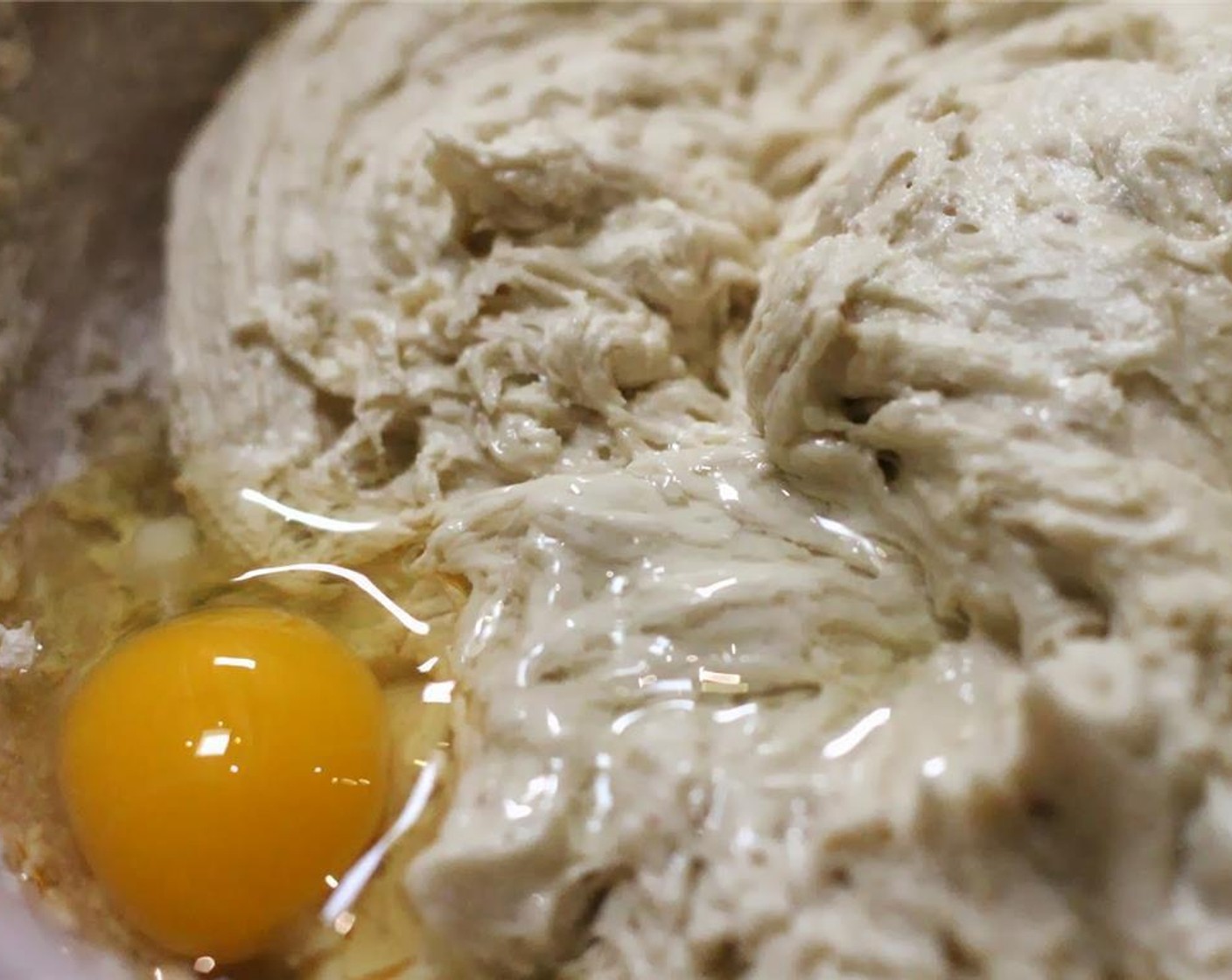 step 5 Add Eggland's Best Classic Eggs (4) one at a time; mixing after each.