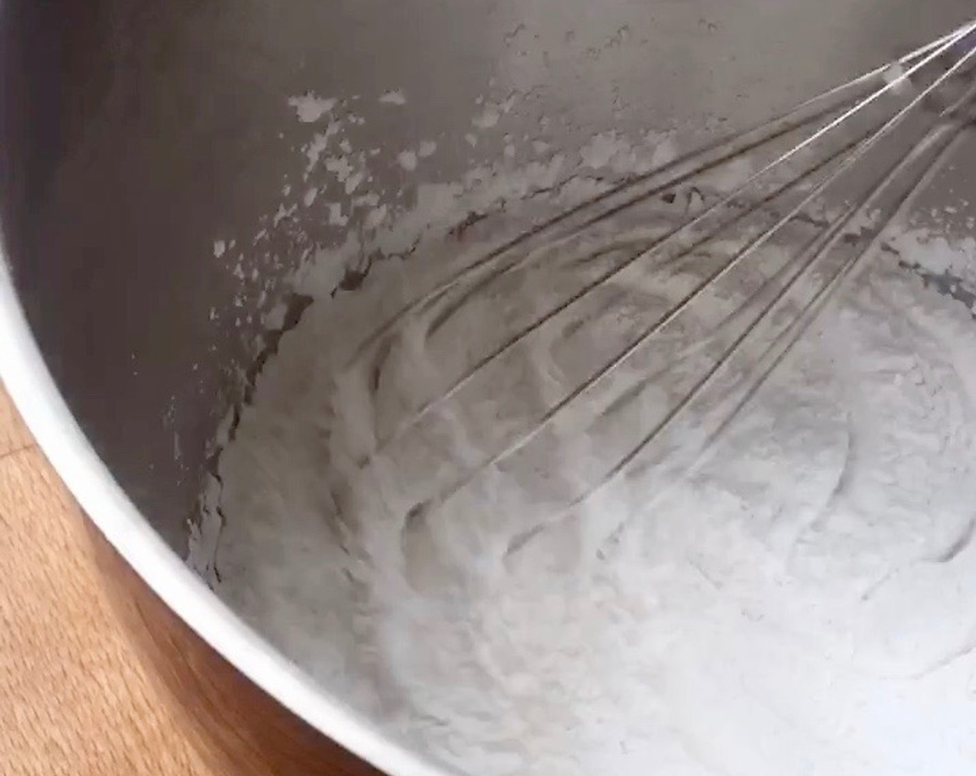 step 9 In a large mixing bowl, add Wheat Starch (3 cups), Tapioca Starch (2 1/3 cups), Salt (1/2 Tbsp) and Granulated Sugar (1 Tbsp). Whisk to combine well.