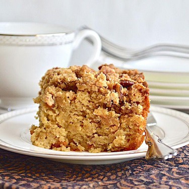 Spiced Rose Crumb Cake Recipe | SideChef