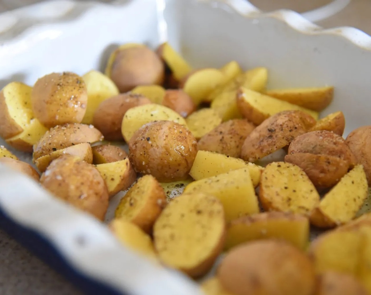 step 3 Roast for 30-40 minutes, until tender and brown. Set aside.