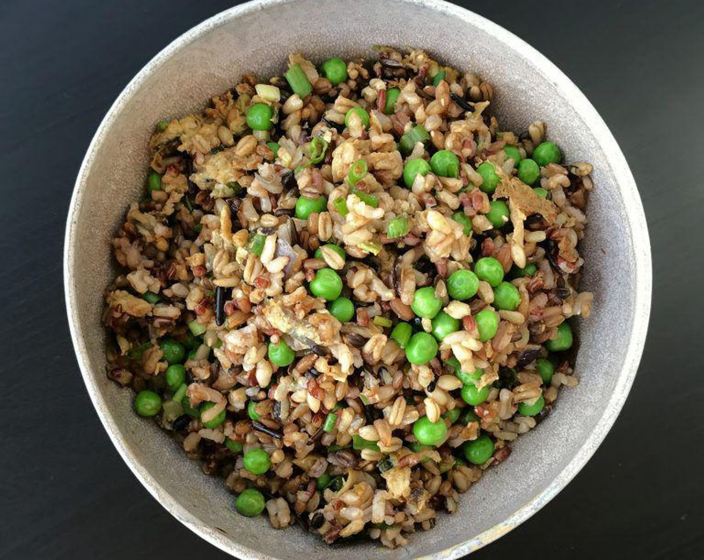 Fried Rice Loaded with Peas