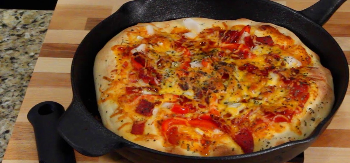 Cast Iron Pizza Recipe | SideChef
