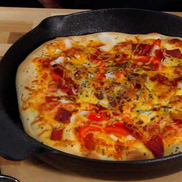 Cast Iron Pizza Recipe | SideChef