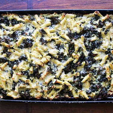 Sheet Pan Pasta Gratin with Kale Recipe | SideChef