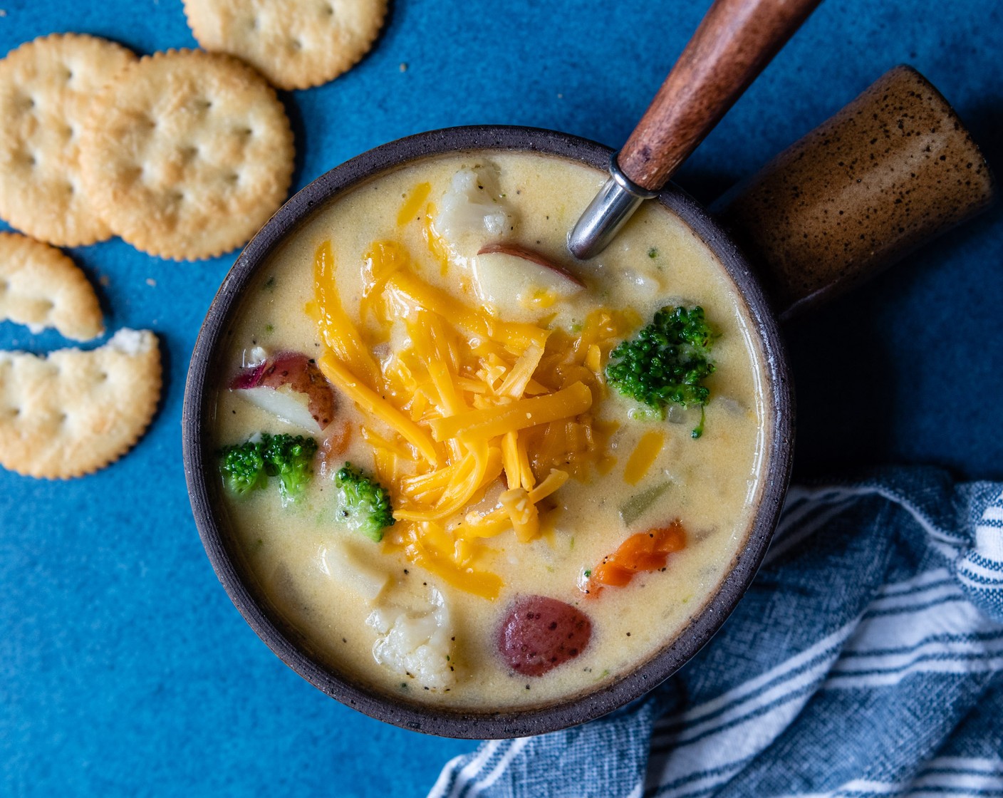 Quick & Cheesy Veggie Chowder