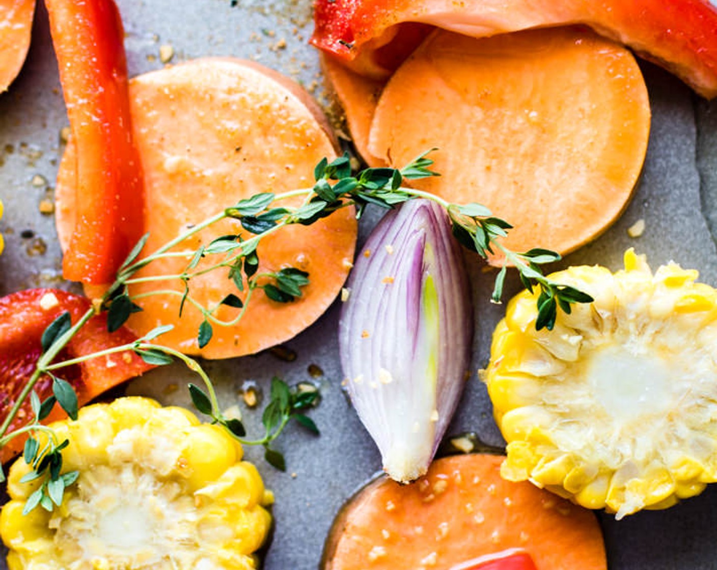 step 7 Season with a bit of Sea Salt (to taste). Bake those veggies for 20 minutes.