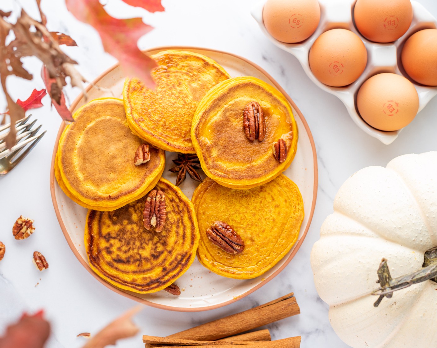 Chai Spiced Pumpkin Pancakes