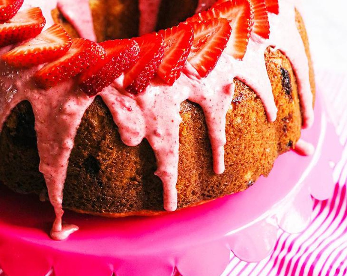 Strawberry Bundt Cake