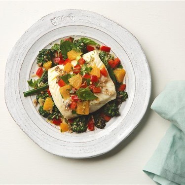 Mediterranean Citrus Poached Halibut Recipe | SideChef