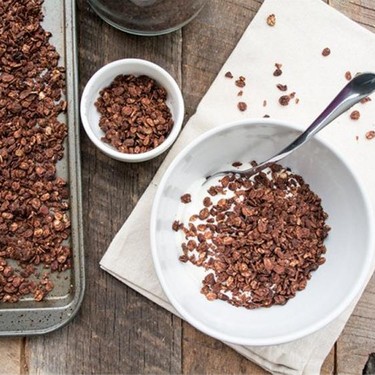 Chocolate Granola with Coconut Palm Sugar Recipe | SideChef
