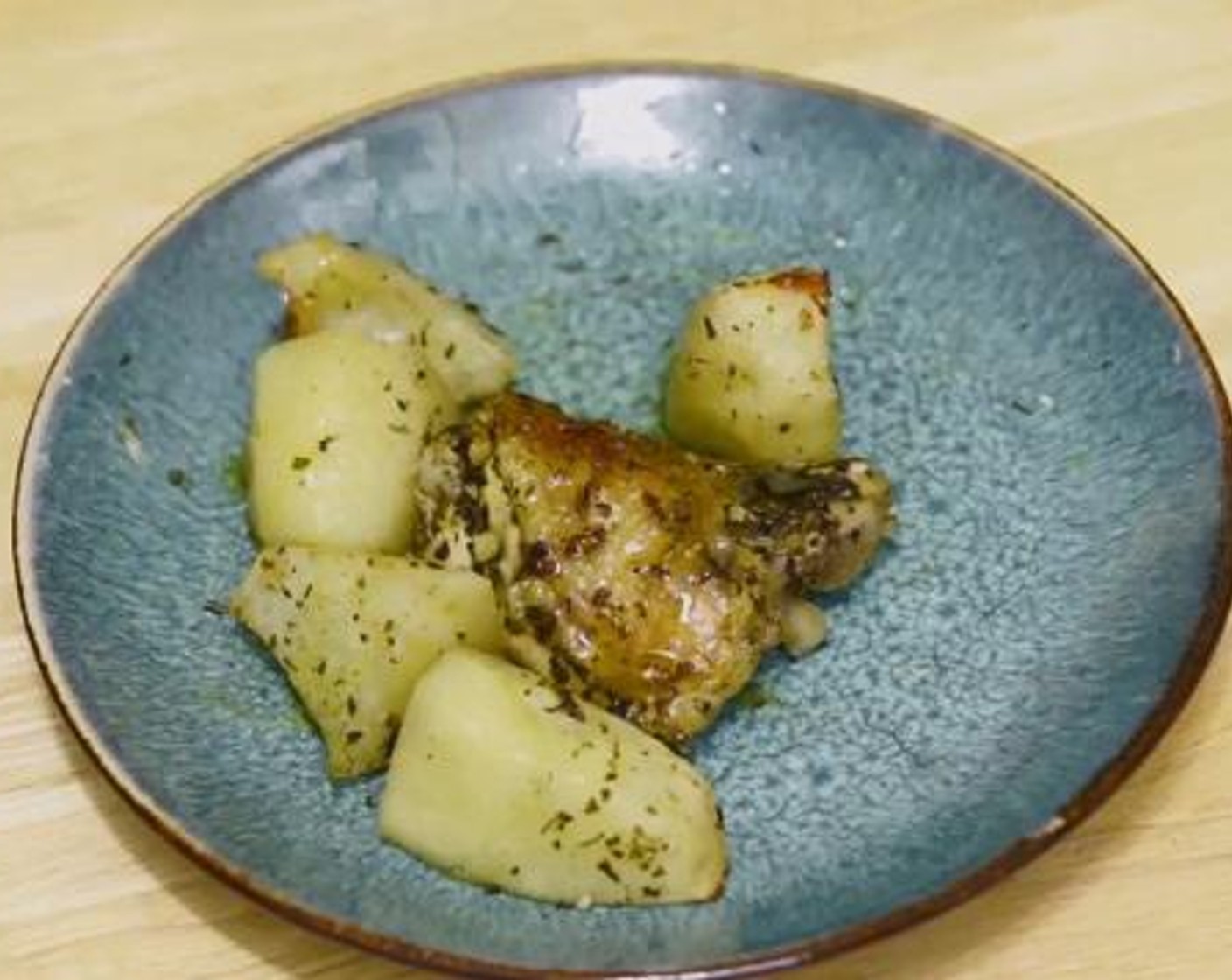 Greek Lemon Chicken and Potato Bake