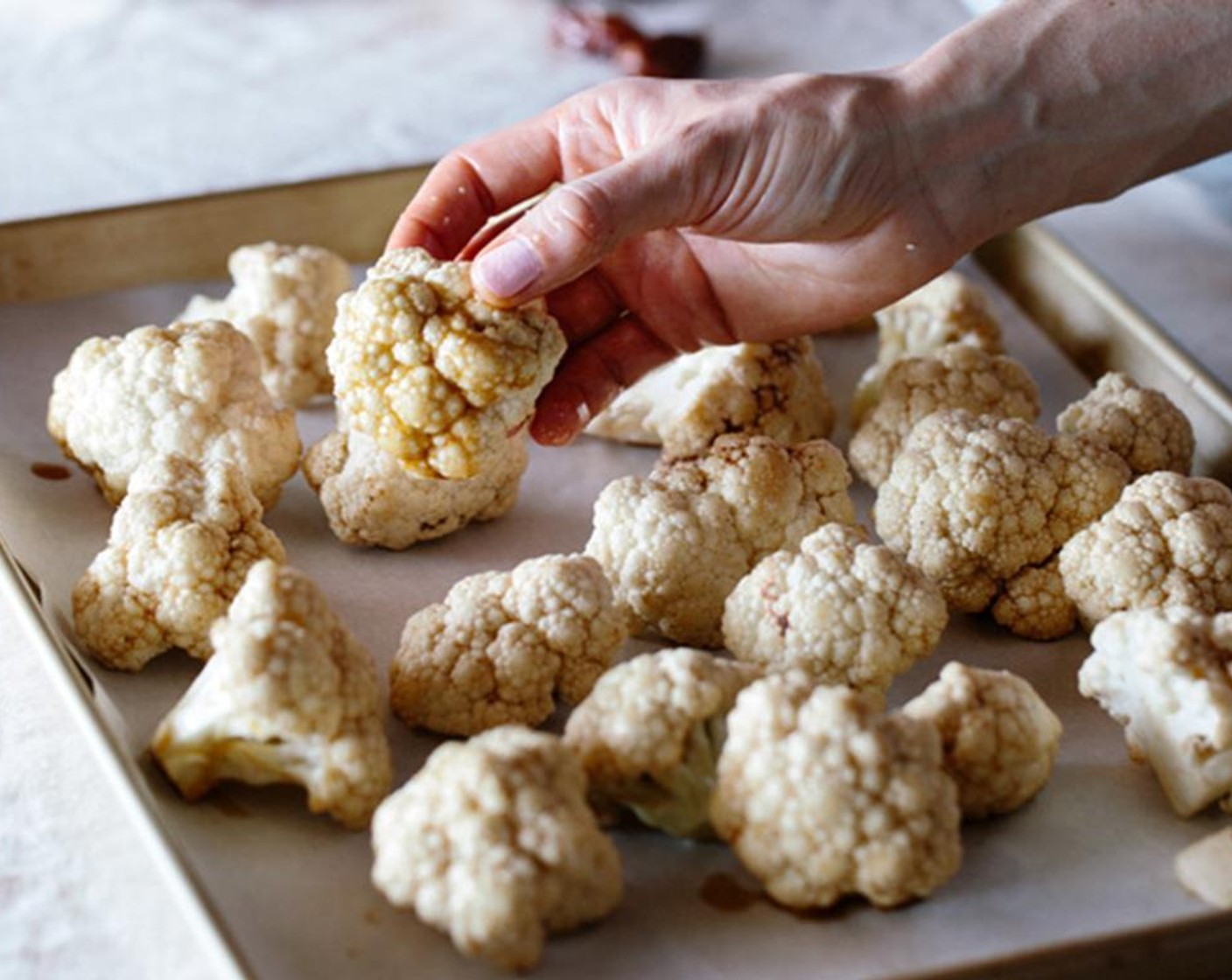 step 6 Distribute them evenly on the baking sheet and roast for 25-30 minutes. Take them out of the oven and set aside to cool.