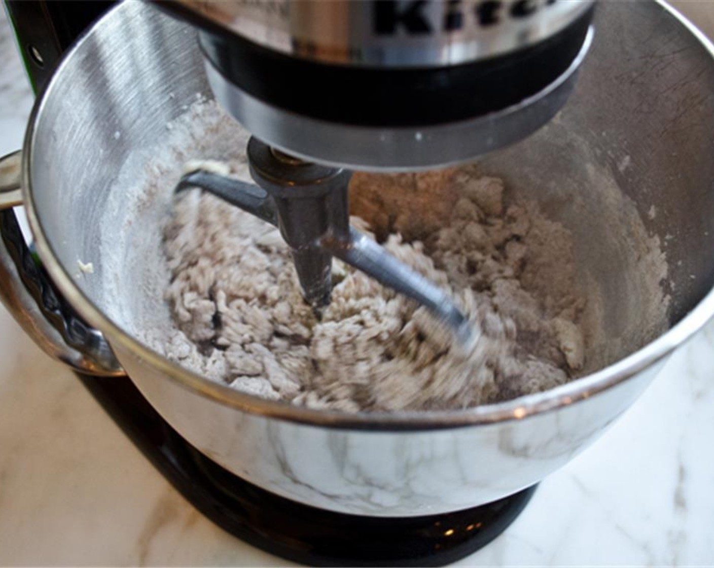 step 5 Add the Whole Wheat Flour (1 cup), All-Purpose Flour (1 cup), Baking Powder (1 tsp), Baking Soda (1 tsp), Ground Nutmeg (1/2 tsp), Salt (1/4 tsp), Simply Organic Cinnamon, Ground (1 Tbsp), Ground Cloves (1/4 tsp). Beat on low speed until just combined. The batter will be very thick.