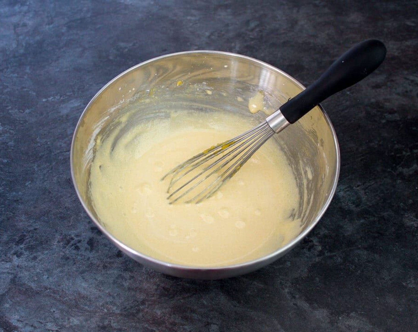 step 15 Whisk the Caster Sugar (1/4 cup), 2 egg yolks, and Corn Flour (2 1/2 Tbsp) in a bowl until smooth, then set to one side.