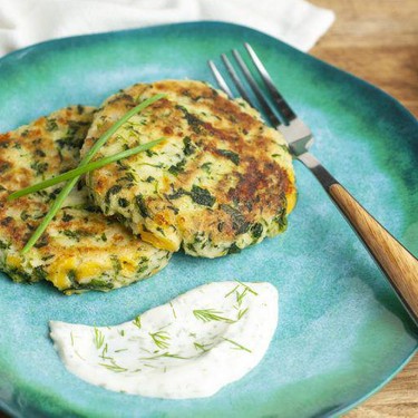 Spinach and Cheddar Potato Cakes Recipe | SideChef