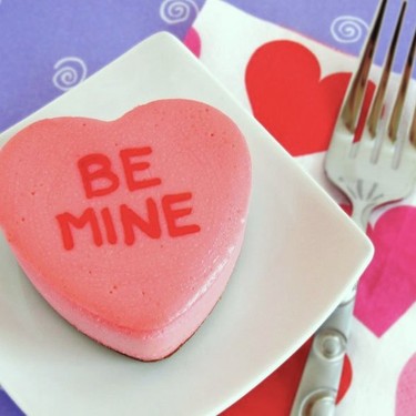 Conversation Heart Cheesecakes Recipe | SideChef
