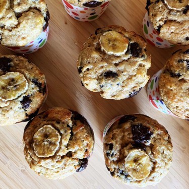 Banana Chocolate Chip Muffins Recipe | SideChef
