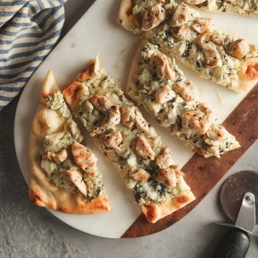 Chicken Artichoke Flatbread Recipe | SideChef