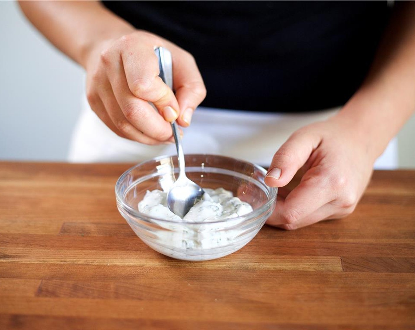 step 7 In a small bowl, mix together chopped mint, salt, and remaining yogurt. Set aside.