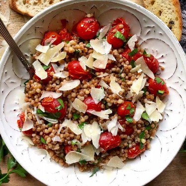 Toasted Couscous Tomato Salad Recipe | SideChef