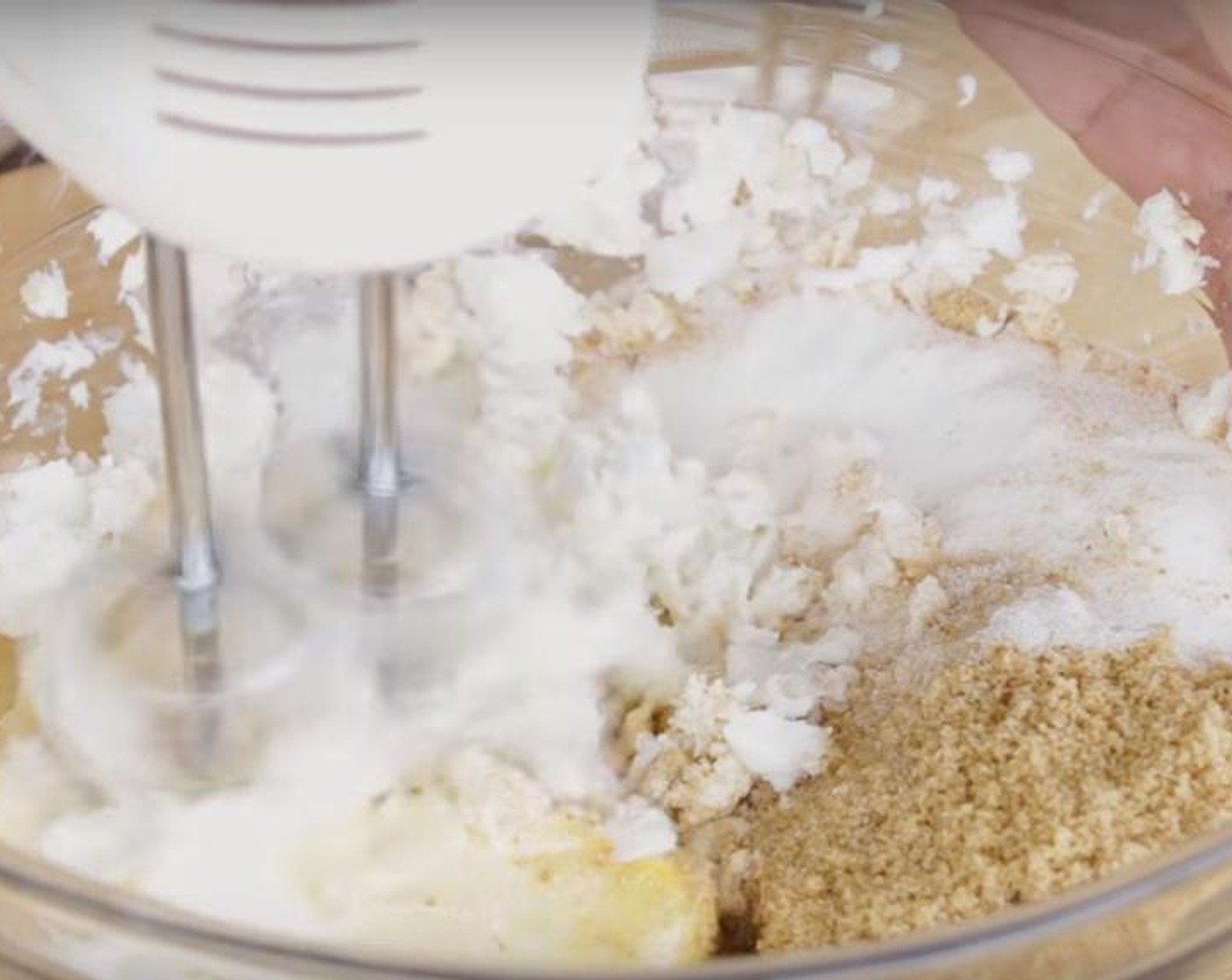 step 1 Preheat oven to 350 degrees F (180 degrees C). Line cookie sheets with parchment paper. In in a large bowl with an electric mixer, cream together Butter (1/2 cup), Vegetable Shortening (1/2 cup), Brown Sugar (1/2 cup) and Caster Sugar (1/2 cup) until light and fluffy, about three minutes. Add in Farmhouse Eggs® Large Brown Eggs (2), Molasses (1 Tbsp) and Vanilla Extract (1 tsp) and mix until combined.