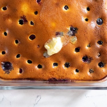 Keto Lemon Cake with Blueberries Recipe | SideChef