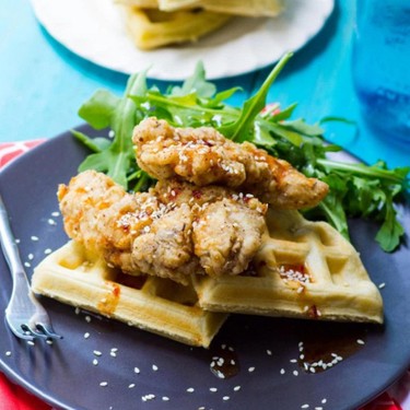 Middle Eastern Chicken and Waffles Recipe | SideChef