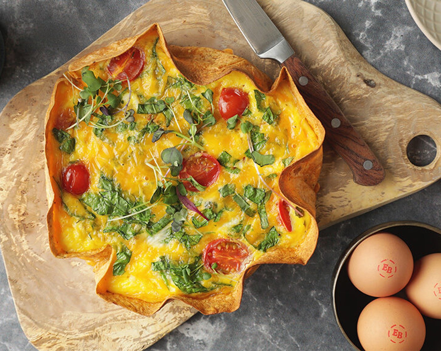 Social Media Famous Tortilla Quiche