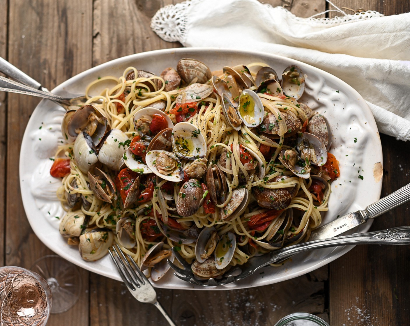 Blushing Pasta Vongole