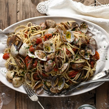 Blushing Pasta Vongole Recipe | SideChef