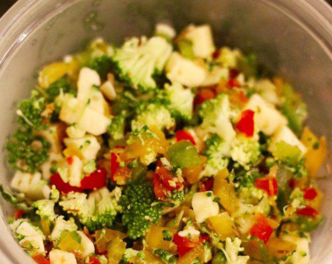 step 3 Sprinkle a mix of the Broccoli (3 Tbsp), Bell Peppers (2 Tbsp), Dried Basil (to taste), Sharp Cheddar Cheese (2 Tbsp), Salt (to taste), and Ground Black Pepper (to taste). Divided evenly, per tin. Add Vegetarian Sausage (to taste) and Spinach Leaves (to taste) if you would like.