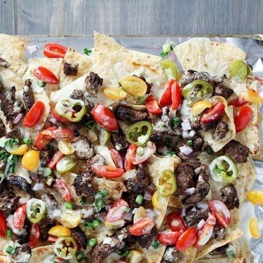 Zesty Marinated Steak Nachos Recipe | SideChef