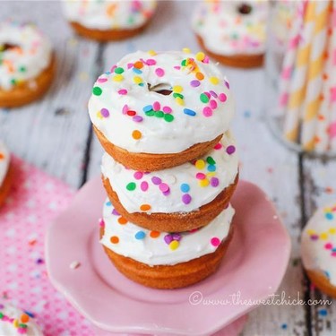 Cotton Candy Mini Donuts Recipe | SideChef