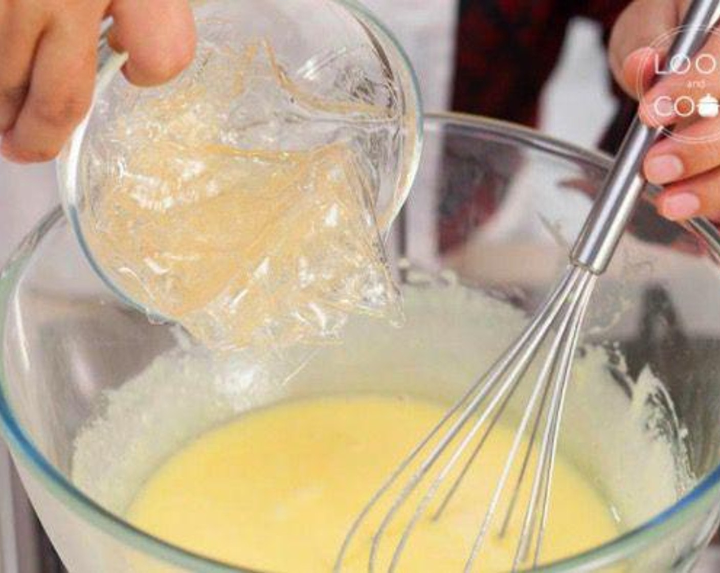 step 3 Add gelatin to the mixture and continue to mix until the gelatin dissolves. Remove from double boiler and set aside to cool fully.