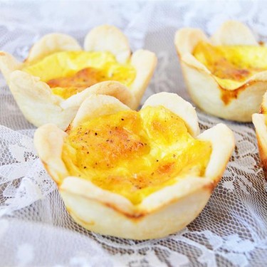 Flower Mini-Quiches Recipe | SideChef