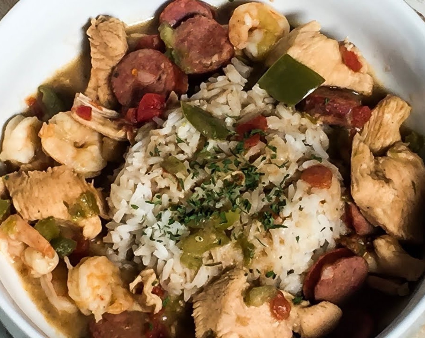 Chicken Seafood Gumbo (No Okra)