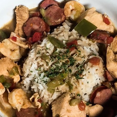 Chicken Seafood Gumbo (No Okra) Recipe | SideChef