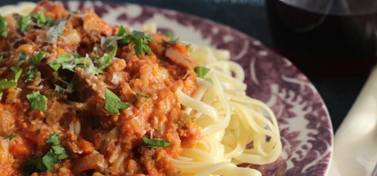 Chris Gentile's Citrus &amp; Italian Sausage Bolognese Recipe | SideChef