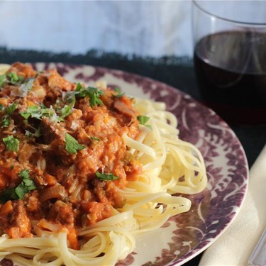 Chris Gentile's Citrus & Italian Sausage Bolognese Recipe | SideChef