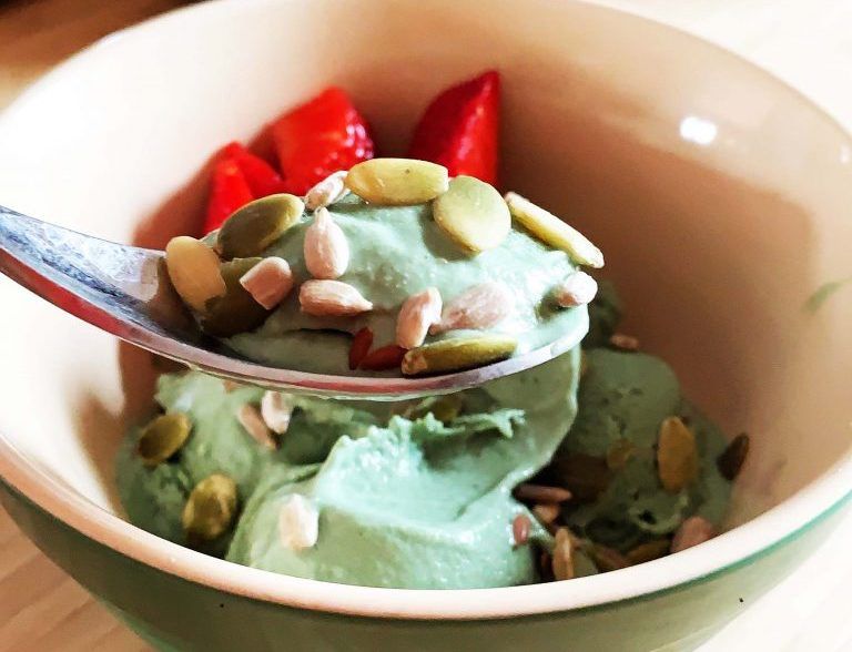 Pumpkin Seed Butter Nicecream Recipe | SideChef