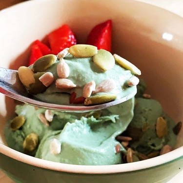 Pumpkin Seed Butter Nicecream Recipe | SideChef