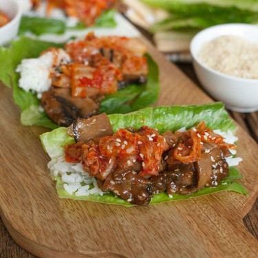 Bulgogi Mushroom Lettuce Wraps in an Instant Pot Recipe | SideChef